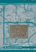 Cover: Abrasive Blast Cleaning and Its Application - Trans Tech Publications Ltd