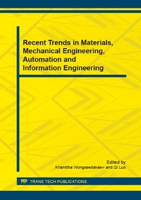 Enlarge image Cover: Recent Trends in Materials, Mechanical Engineering, Automation and Information Engineering - Trans Tech Publications Ltd
