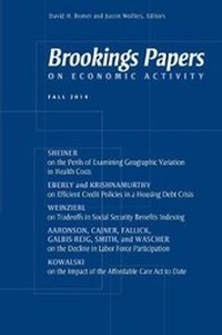 Enlarge image Cover: Brookings Papers on Economic Activity - Brookings Institution