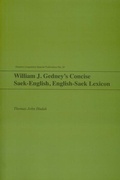 Cover: William J. Gedney's Concise Saek-English, English-Saek Lexicon - University of Hawai'i Press