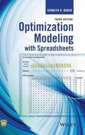 Cover: Optimization Modeling with Spreadsheets - Wiley