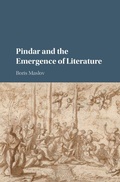 Cover: Pindar and the Emergence of Literature - Cambridge University Press