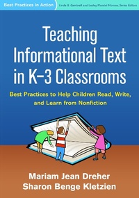 Enlarge image Cover: Teaching Informational Text in K-3 Classrooms - Guilford Press
