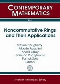 Enlarge image Cover: Noncommutative Rings and Their Applications - American Mathematical Society
