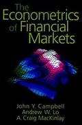Cover: The Econometrics of Financial Markets - Princeton University Press