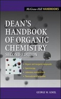 Abbildung von: Dean's Handbook of Organic Chemistry - McGraw-Hill Professional
