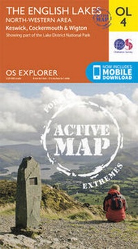 Abbildung von: The English Lakes - North-Western Area, Keswick Cockermouth & Wigton - Ordnance Survey