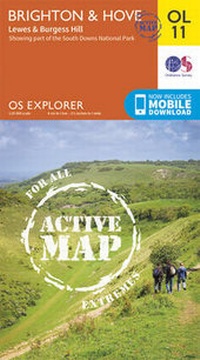 Abbildung von: Brighton & Hove, Lewes & Burgess Hill - Ordnance Survey