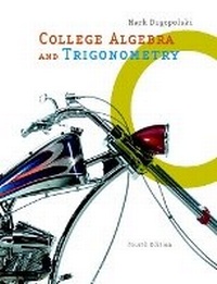 Abbildung von: College Algebra and Trigonometry - Pearson