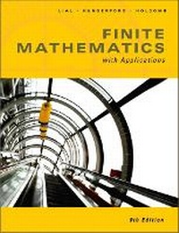 Enlarge image Cover: Finite Math with Applications - Pearson