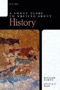Enlarge image Cover: A Short Guide to Writing About History - Pearson