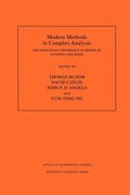 Cover: Modern Methods in Complex Analysis - Princeton University Press