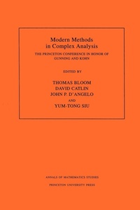 Abbildung von: Modern Methods in Complex Analysis - Princeton University Press