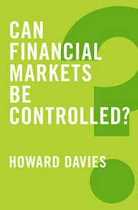 Abbildung von: Can Financial Markets be Controlled? - Polity Press