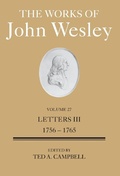 Cover: The Works of John Wesley Volume 27: volume 27 - Abingdon Press