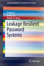 Cover: Leakage Resilient Password Systems - Springer
