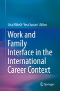 Cover: Work and Family Interface in the International Career Context - Springer