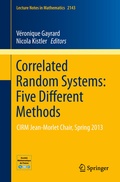 Cover: Correlated Random Systems: Five Different Methods - Springer