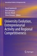Cover: University Evolution, Entrepreneurial Activity and Regional Competitiveness - Springer