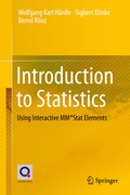 Cover: Introduction to Statistics - Springer