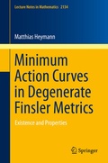 Cover: Minimum Action Curves in Degenerate Finsler Metrics - Springer