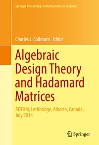 Abbildung von: Algebraic Design Theory and Hadamard Matrices - Springer