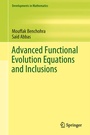 Cover: Advanced Functional Evolution Equations and Inclusions - Springer