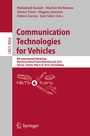 Cover: Communication Technologies for Vehicles - Springer