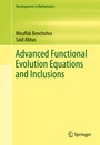 Cover: Advanced Functional Evolution Equations and Inclusions - Springer