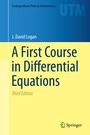 Cover: A First Course in Differential Equations - Springer