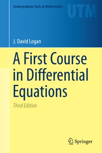 Enlarge image Cover: A First Course in Differential Equations - Springer
