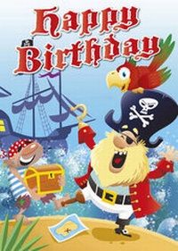 Enlarge image Cover: Happy Birthday - Pirates - Best Publishing Ever Ltd