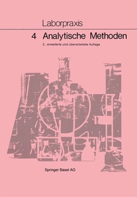 Enlarge image Cover: Laborpraxis Bd 4: Analytische Methoden - Birkhäuser