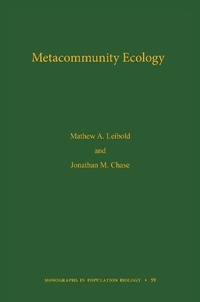 Enlarge image Cover: Metacommunity Ecology - Princeton University Press