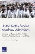 Cover: United States Service Academy Admissions - RAND