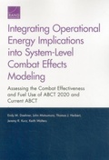 Cover: Integrating Operational Energy Implications into System-Level Combat Effects Modeling - RAND