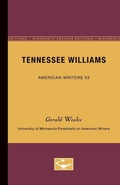 Cover: Tennessee Williams - American Writers 53 - University of Minnesota Press