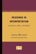 Cover: Readings in Interpretation - University of Minnesota Press