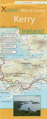 Abbildung von: Xploreit Map of County Kerry, Ireland - Xploreit Maps