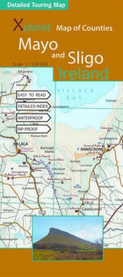 Abbildung von: Xploreit Map of Counties Mayo and Sligo Ireland 1:100, 000 - Fountain Software and Publications Ltd