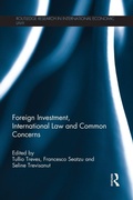 Bild: Foreign Investment, International Law and Common Concerns - Routledge