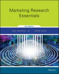 Enlarge image Cover: Marketing Research Essentials - Wiley