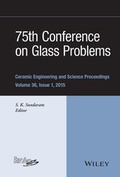 Cover: 75th Conference on Glass Problems - Wiley