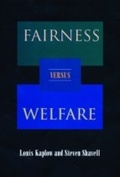 Cover: Fairness versus Welfare - Harvard University Press