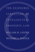 Cover: The Economic Structure of Intellectual Property Law - The Belknap Press