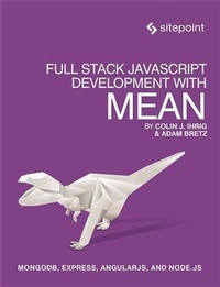 Enlarge image Cover: Full Stack JavaScript Development With MEAN - SitePoint
