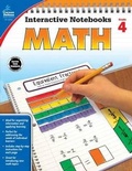 Cover: Math, Grade 4 - Carson Dellosa Education
