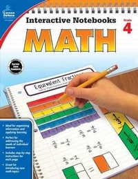 Enlarge image Cover: Math, Grade 4 - Carson Dellosa Education
