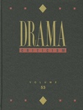 Cover: Drama Criticism - Cengage Gale