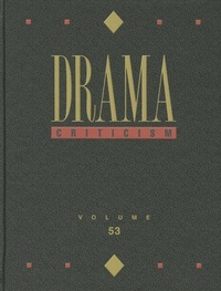 Enlarge image Cover: Drama Criticism - Cengage Gale